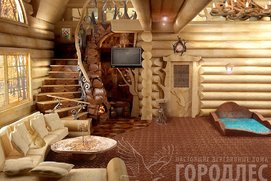 Дизайн комнаты отдыха с купелью