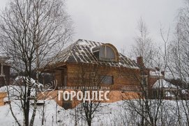 Строительство бани с вальмовой крышей